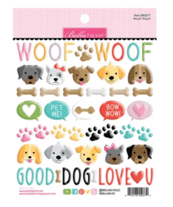 Puffy Stickers - Bow Wow - Bella BLVD